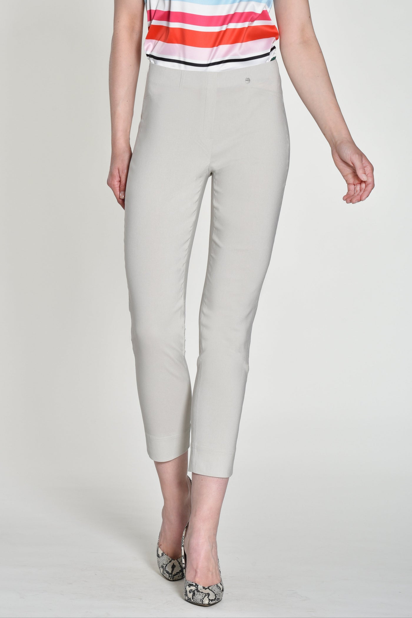 Cream Rose 3/4 Trousers