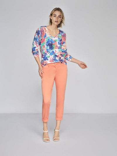 Orange 'Melba' Trousers 7/8