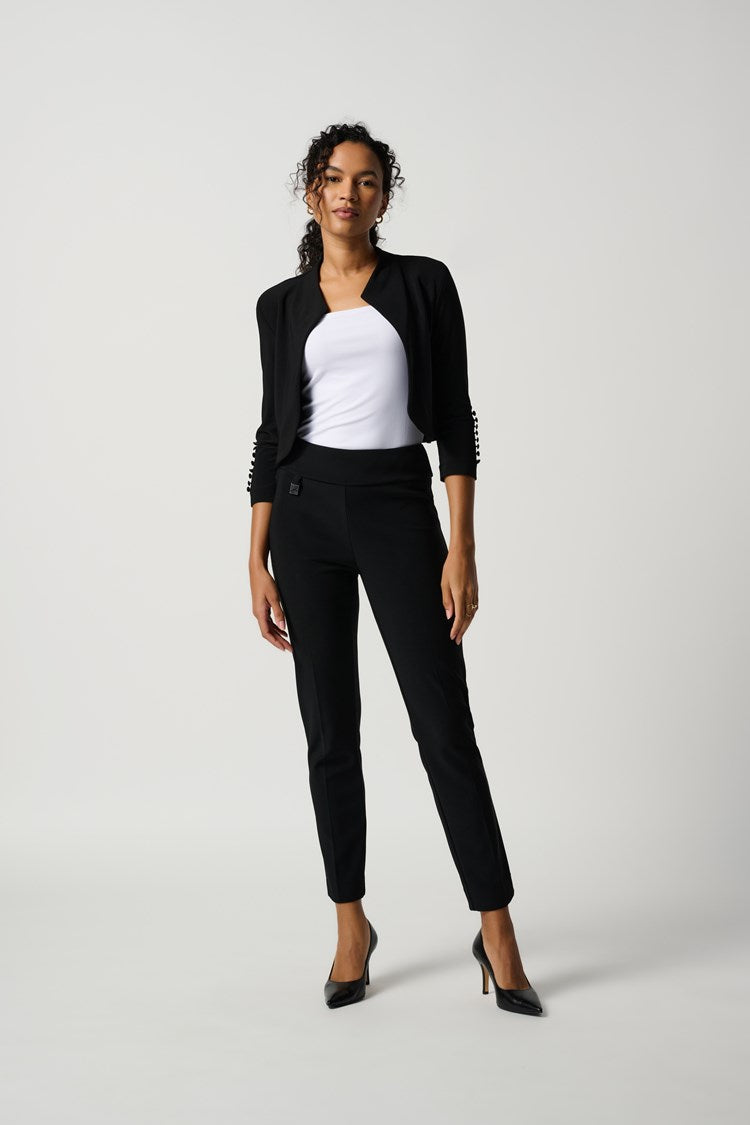 Joseph Ribkoff Classic Black Tailored Slim Pants