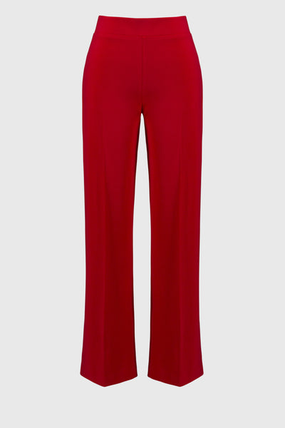 Joseph Ribkoff Radiant Red Classic Wide-Leg Pant