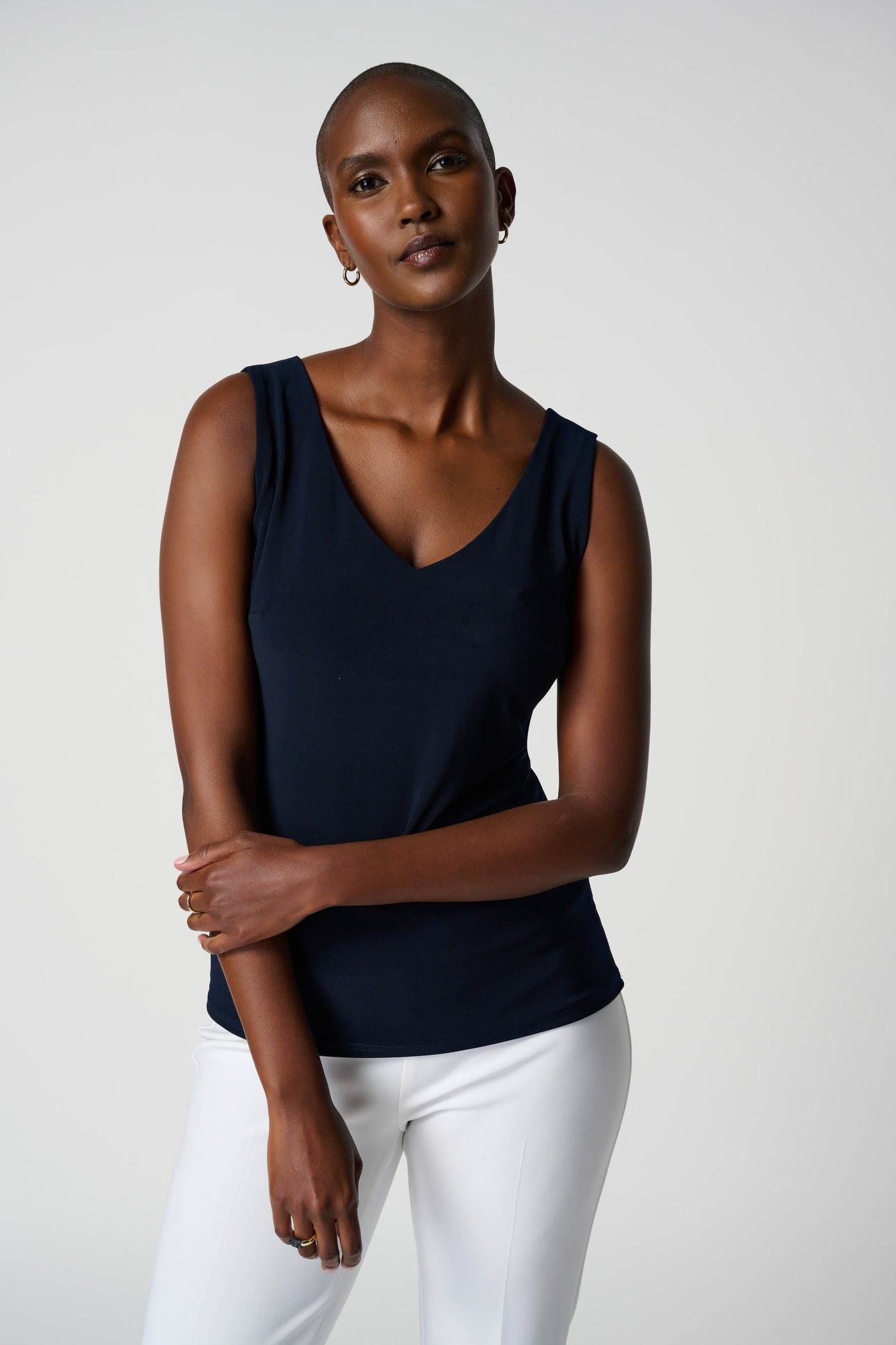 Joseph Ribkoff Midnight Blue V-Neck Cami