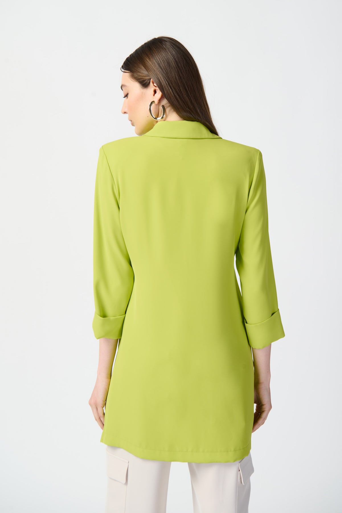 Joseph Ribkoff Lime Green Classic Long Blazer – La Creme Boutique