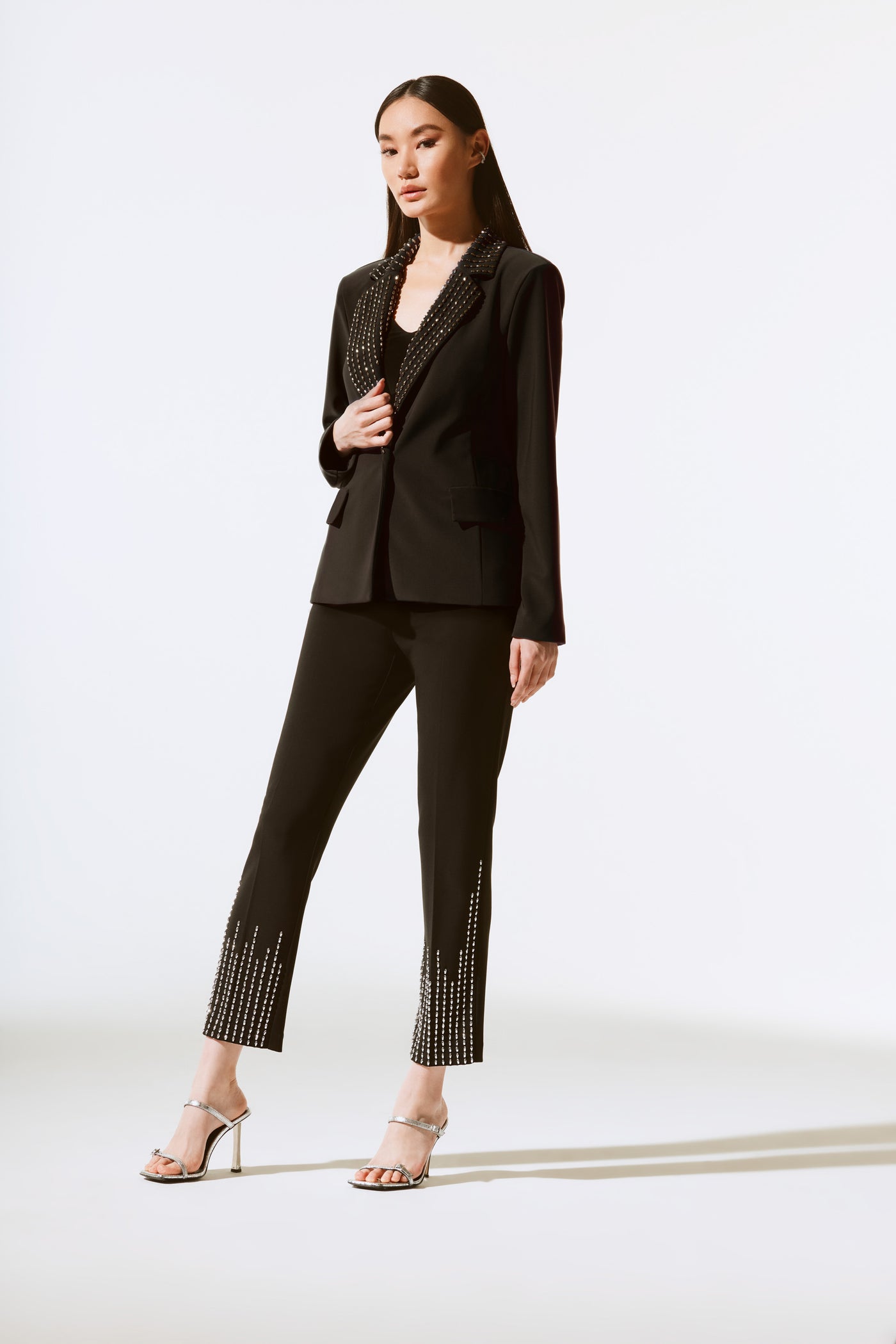 Joseph Ribkoff Black Blazer With Embellishment Detail