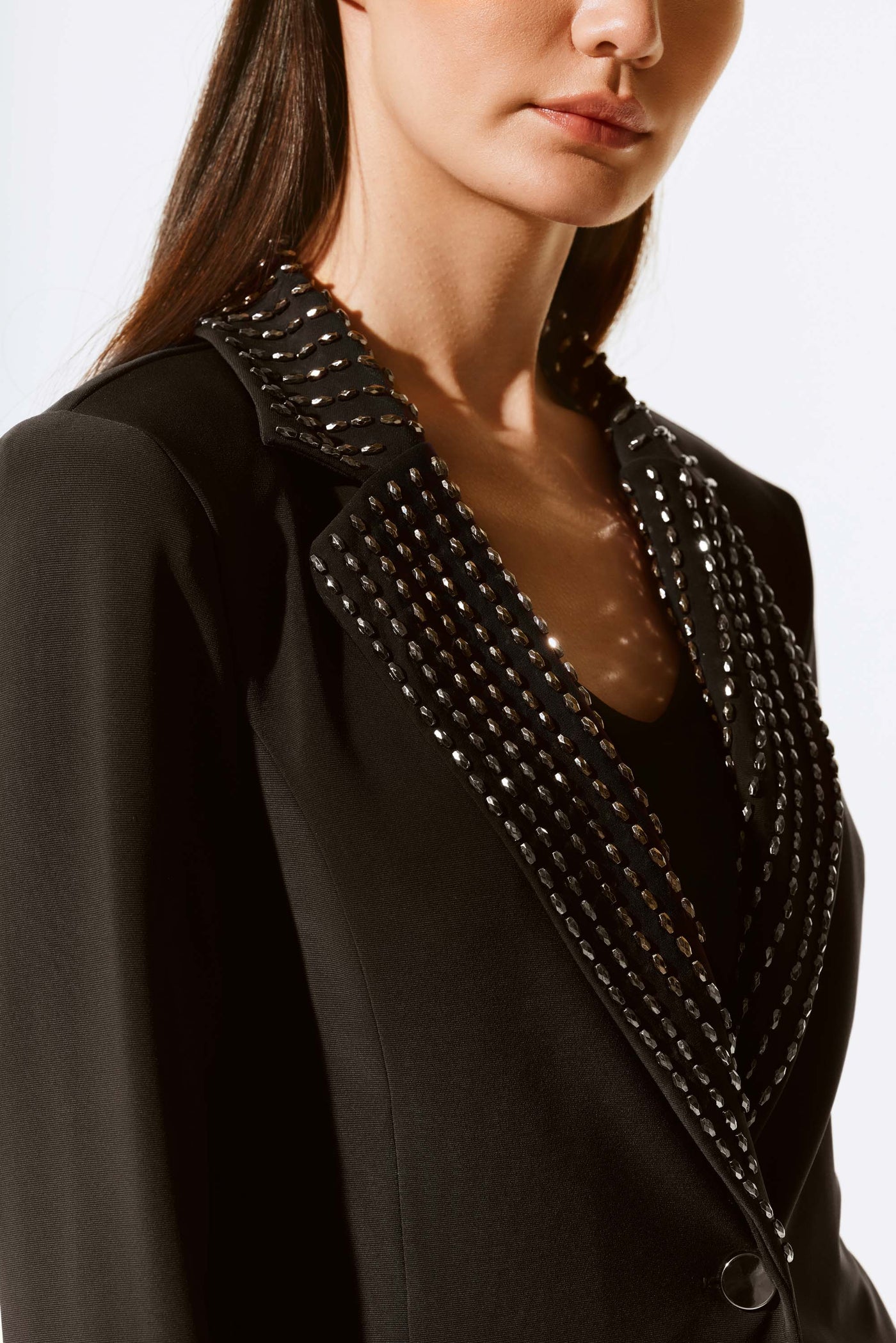 Joseph Ribkoff Black Blazer With Embellishment Detail