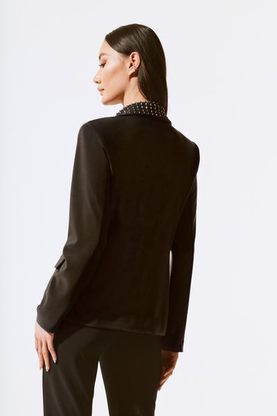 Joseph Ribkoff Black Blazer With Embellishment Detail