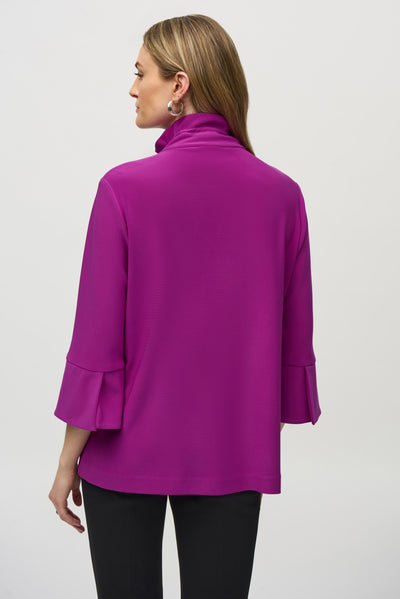 Joseph Ribkoff Purple Button Up Jacket