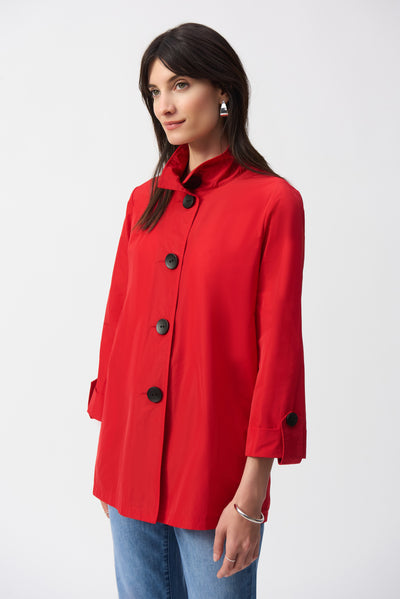 Joseph Ribkoff Radiant Red Trapeze Jacket