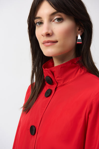 Joseph Ribkoff Radiant Red Trapeze Jacket