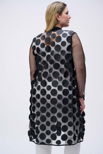 Joseph Ribkoff 3D Dot and Mesh Cover-Up