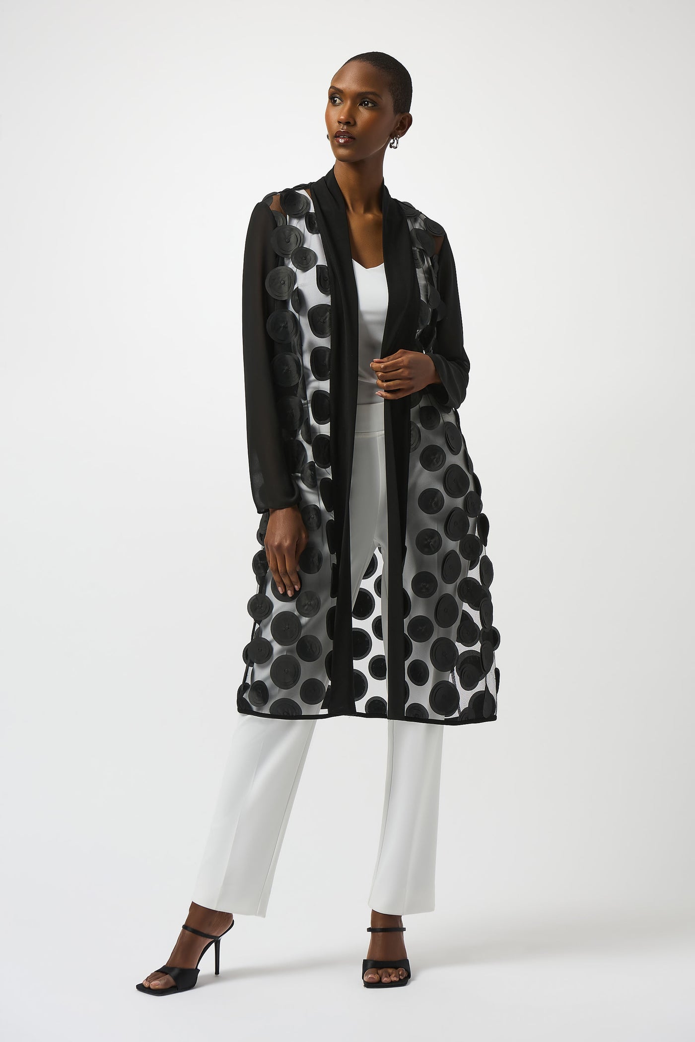 Joseph Ribkoff 3D Dot and Mesh Cover-Up