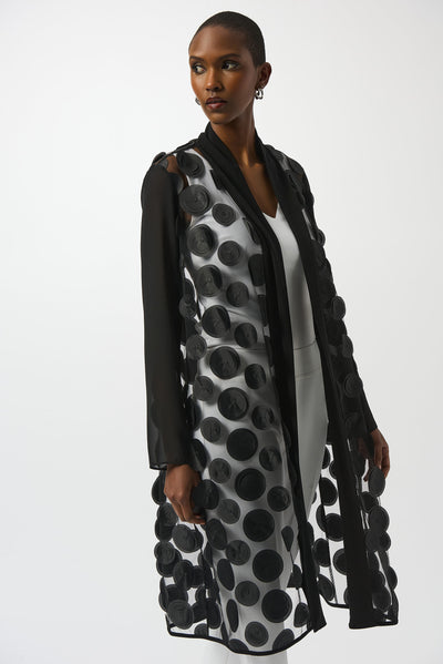 Joseph Ribkoff 3D Dot and Mesh Cover-Up