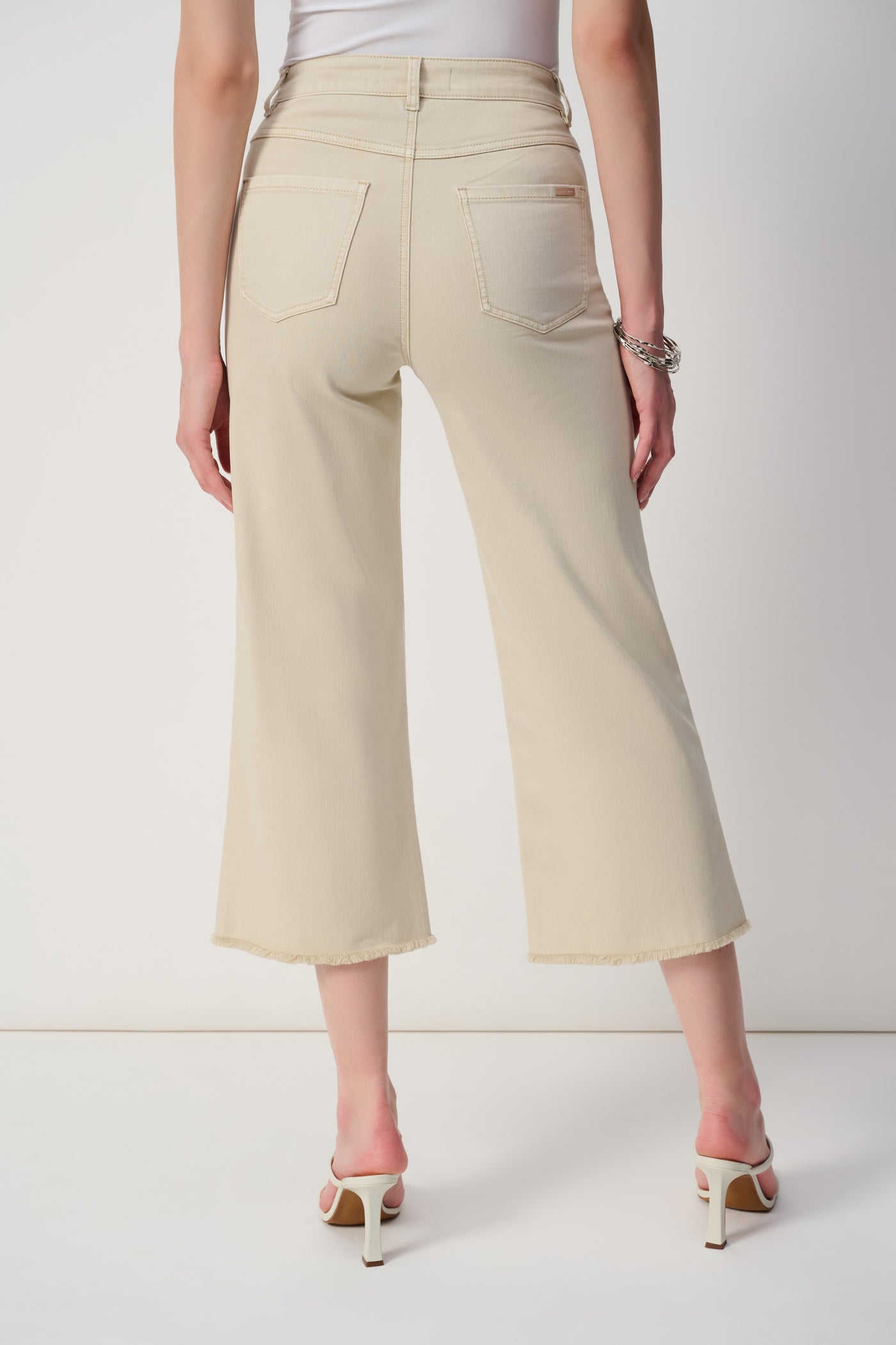 Joseph Ribkoff Moonstone Culotte Jeans With Embellished Front Seam