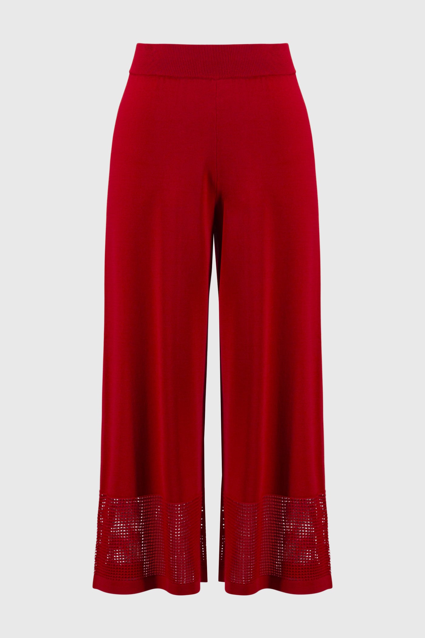 Joseph Ribkoff Radiant Red Culotte with Mesh Detail