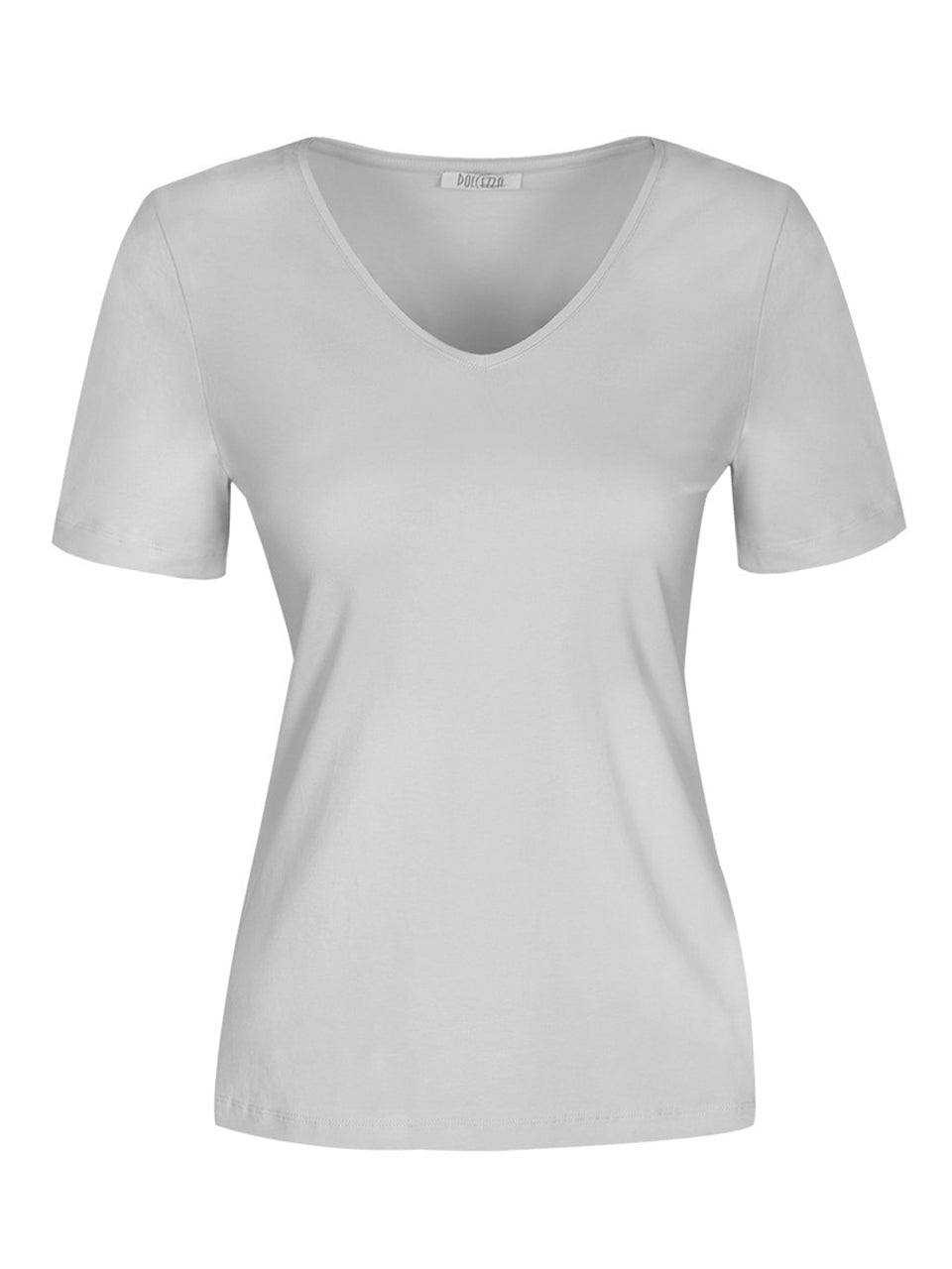 Basic White V-Neck T-Shirt