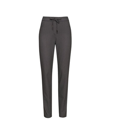 Brenda Charcoal Trousers with Elasticated Waist and Pockets