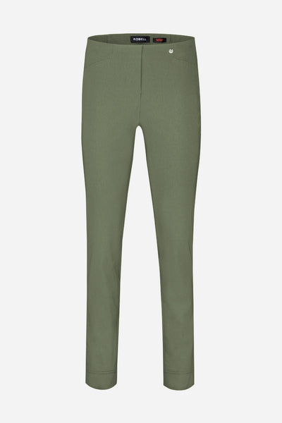 Khaki Rose Full Length Trousers