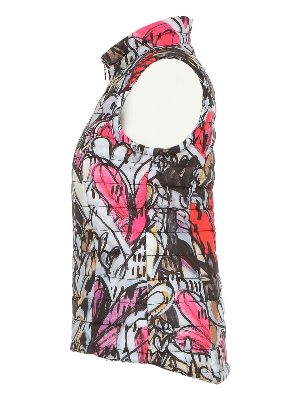 Watermelon Heart Print Gilet