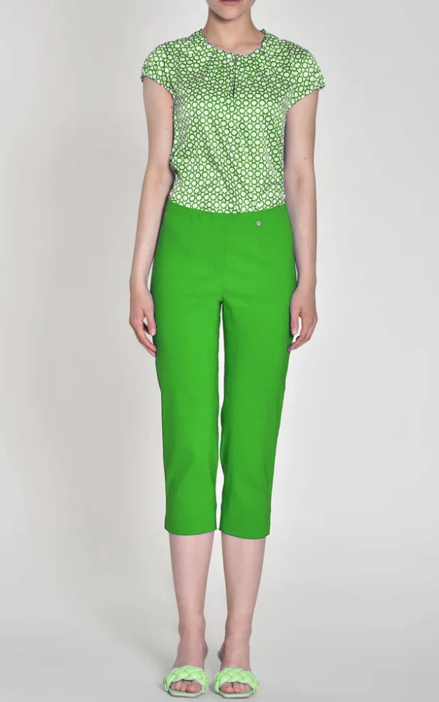 Green 3/4 Marie Trousers