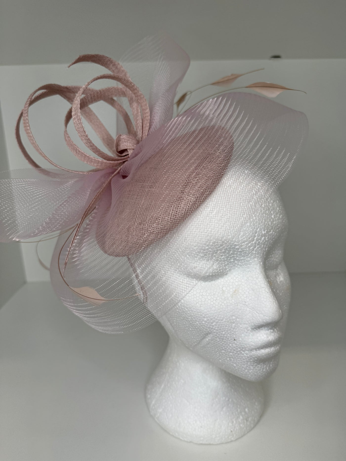 Fascinator With Mesh  Detail - Various Colours