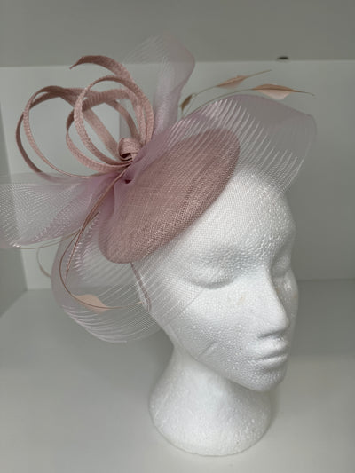 Fascinator With Mesh  Detail - Various Colours