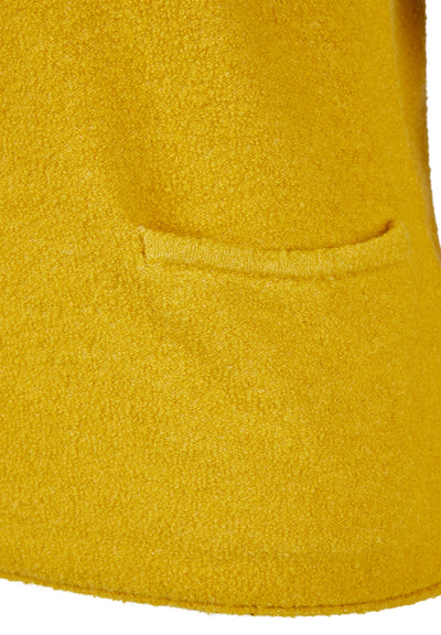 Mustard Knit Soft Feel Jumper with Front Pockets