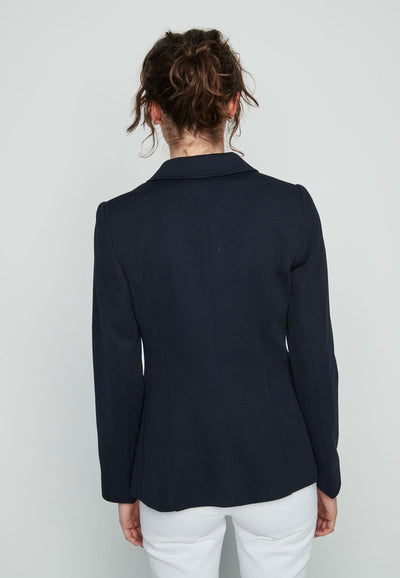 Navy Blazer with Front Pocket