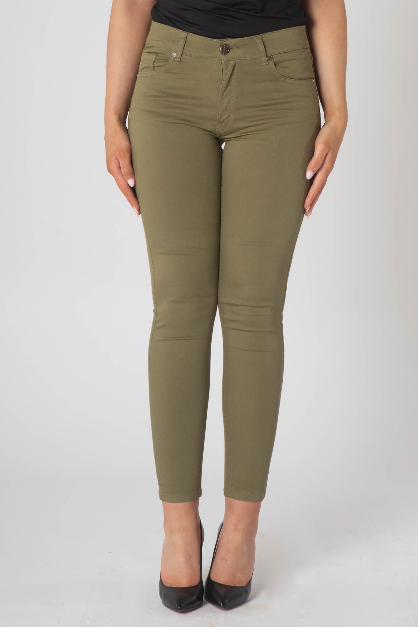 Mika Skinny Jeans - Avocado