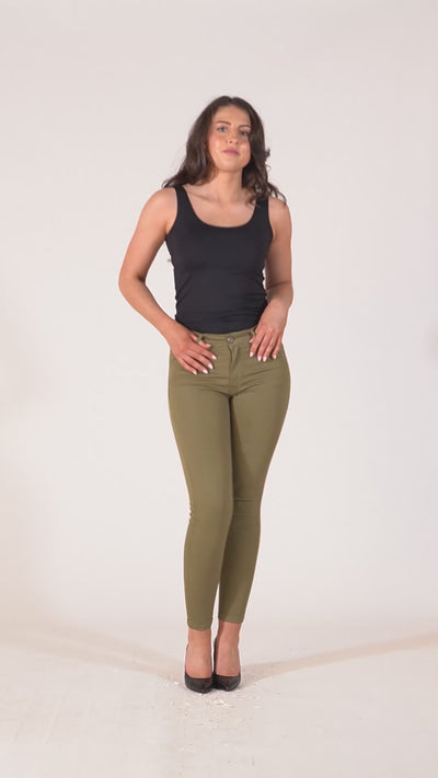 Mika Skinny Jeans - Avocado