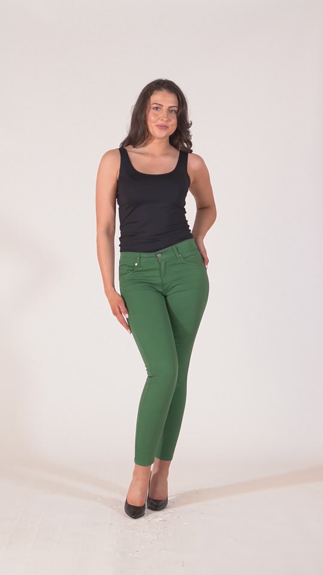 Mika Skinny Jeans - Green