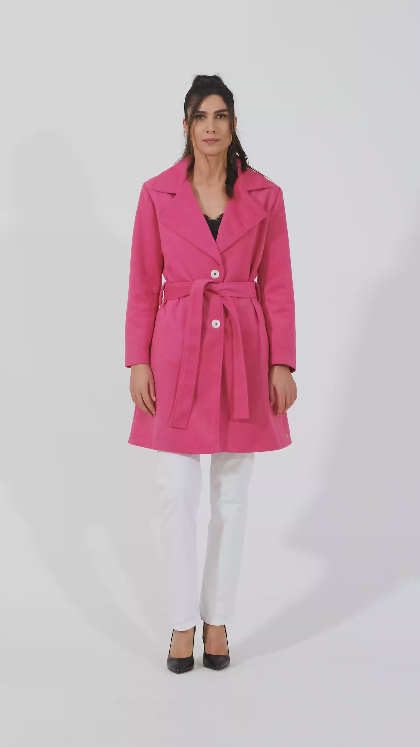 Kaia Dalia Pink Coat