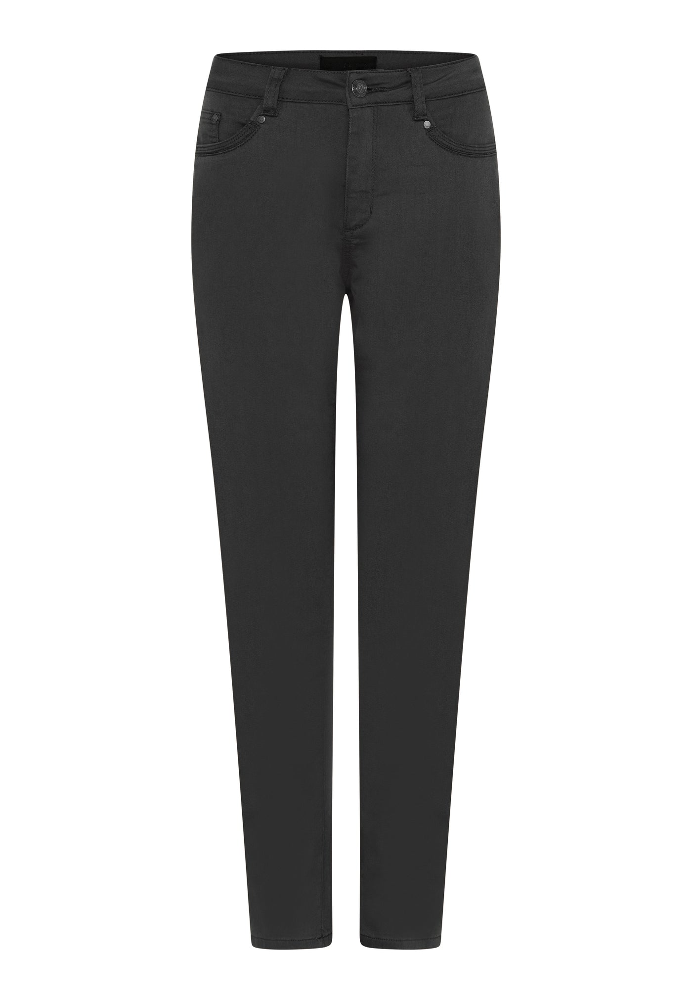 Magic Fit Pants With Ankle Zips Dark Grey